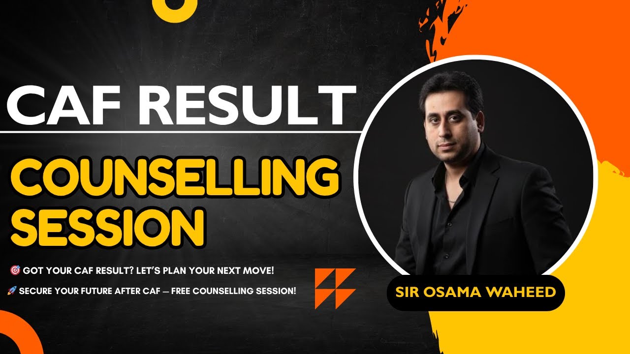🎓 CAF Result Counselling Session | Sir Osama Waheed | Nearpeer Official | 