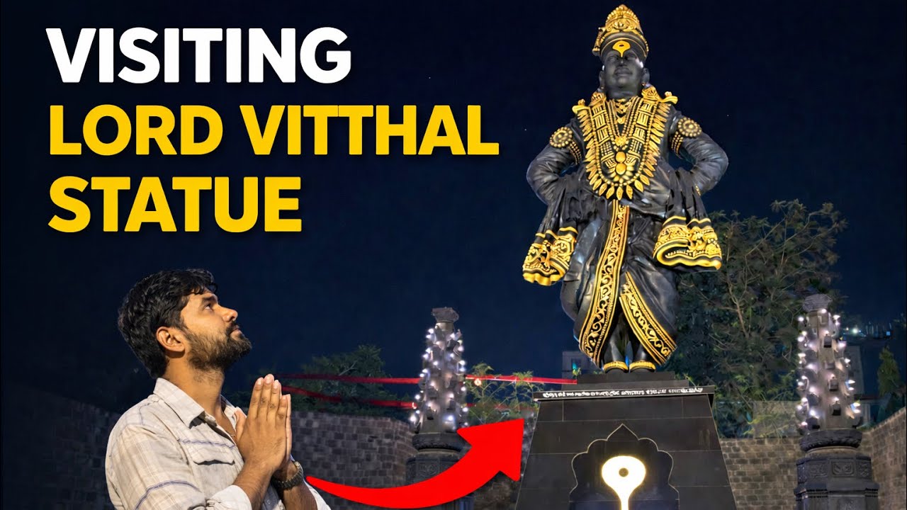 Visiting lord vitthal statue❤️👏🏻|Vlog21|…