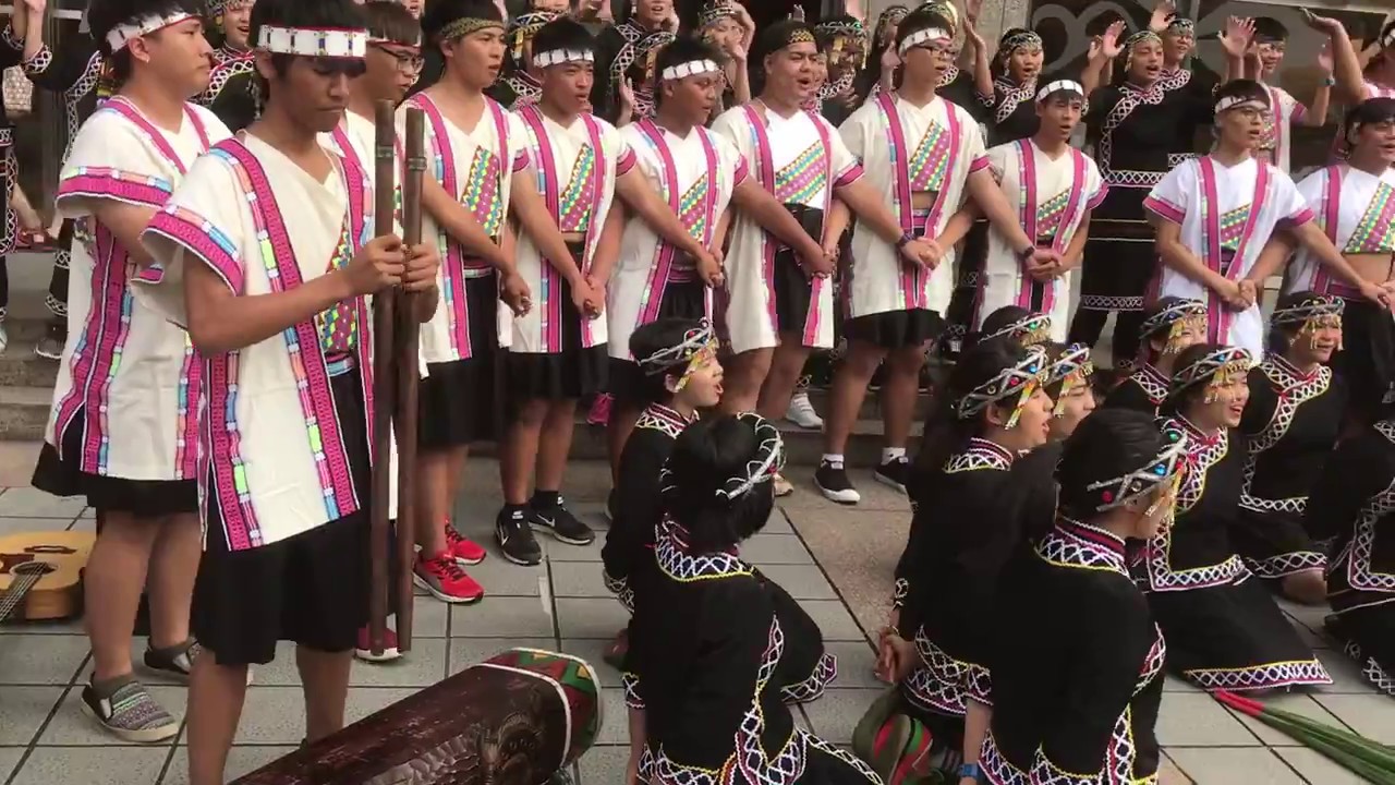 2017/7/31 高雄六龜高中於台北街頭演出《布農組曲》