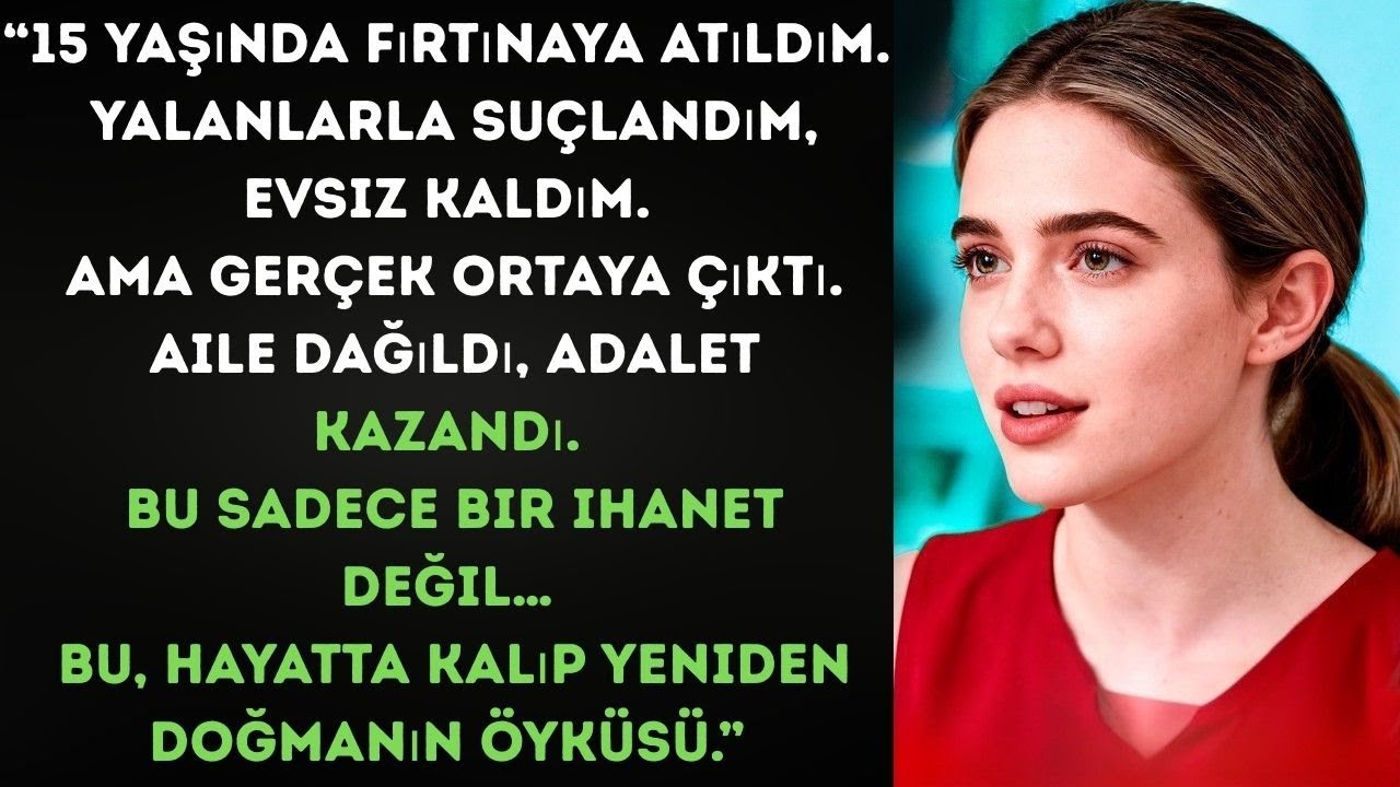 15 Yaşında Fırtınaya Atıldım, Yalanlarla Yıkıldım Ama Gerçek Kazandı ve Hayatım Değişti