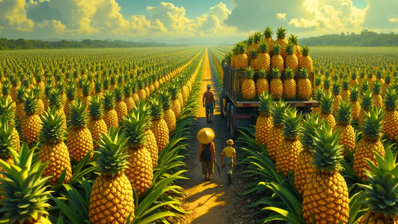 🍍 C&Oacute;MO se CULTIVA la PI&Ntilde;A | La FRUTA TROPICAL M&Aacute;S DULCE del MUNDO