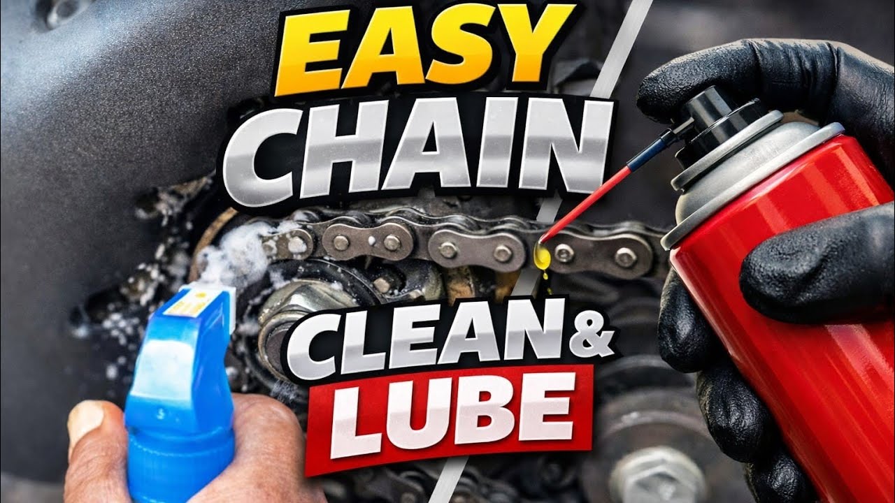 Bike Chain Cleaning at Home 🏡 | Lubricate Motorcycle Chain & Sprocket | Royal Enfield Hunter 350💯🔥💥