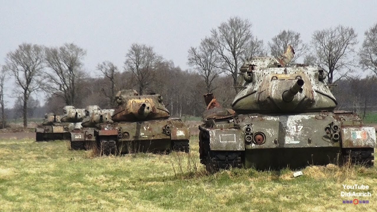 Panzerfriedhof Sögel FPV Panzer Verlassene Panzerwracks Free Tanks Abandoned Tank Wrecks M47 Leopard