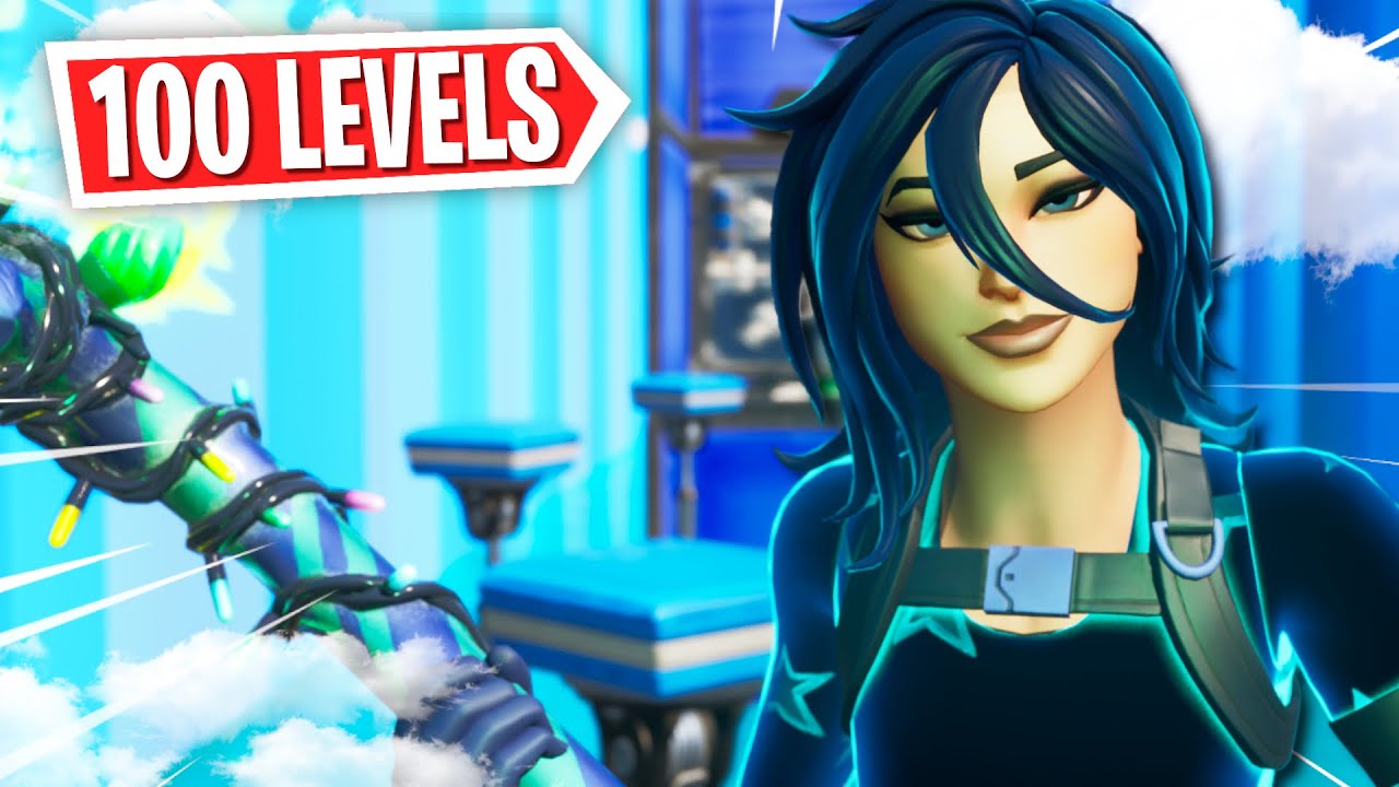 The First 100 Level Easy Deathrun of 2020 *FUN* Fortnite Creative Mode