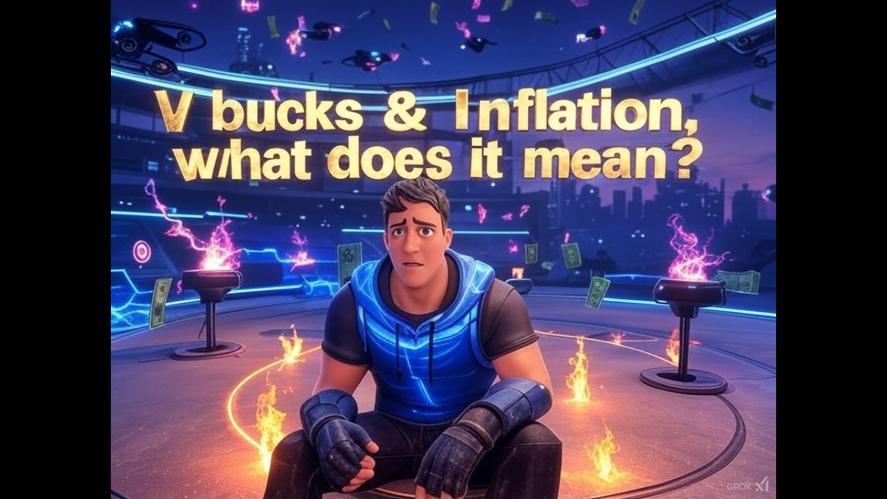 Investment for Kids: Fortnite V-Bucks Inflations explains how money losses value over time!