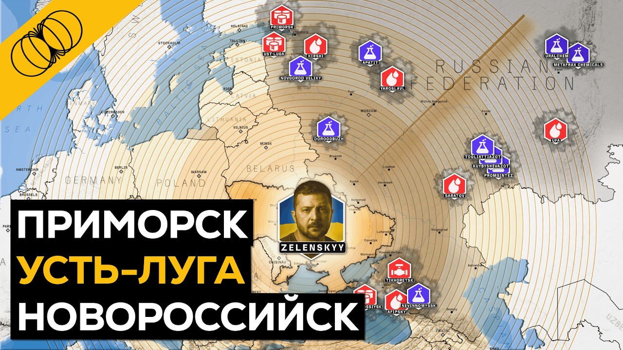 Украина уничтожает российские НПЗ и химзаводы