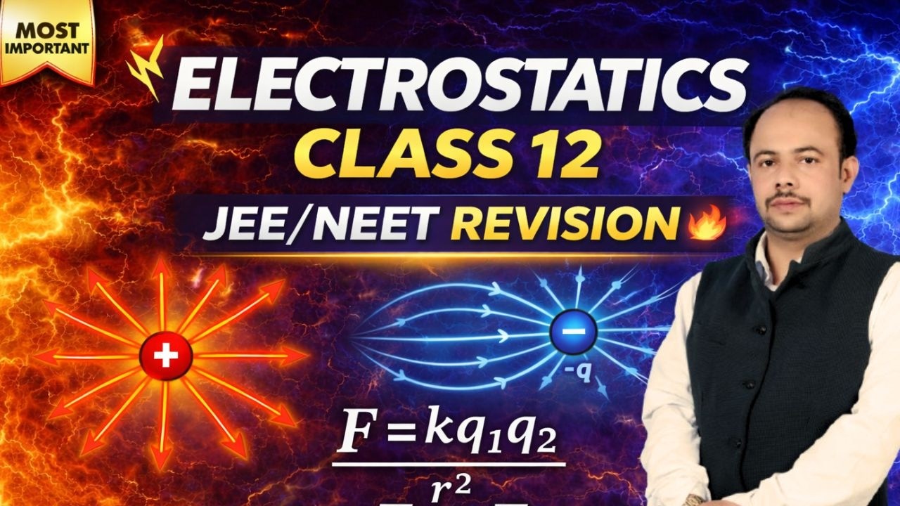 Electrostatic – One Shot Complete Revision | NEET & JEE | Part-04 #Electrostatics