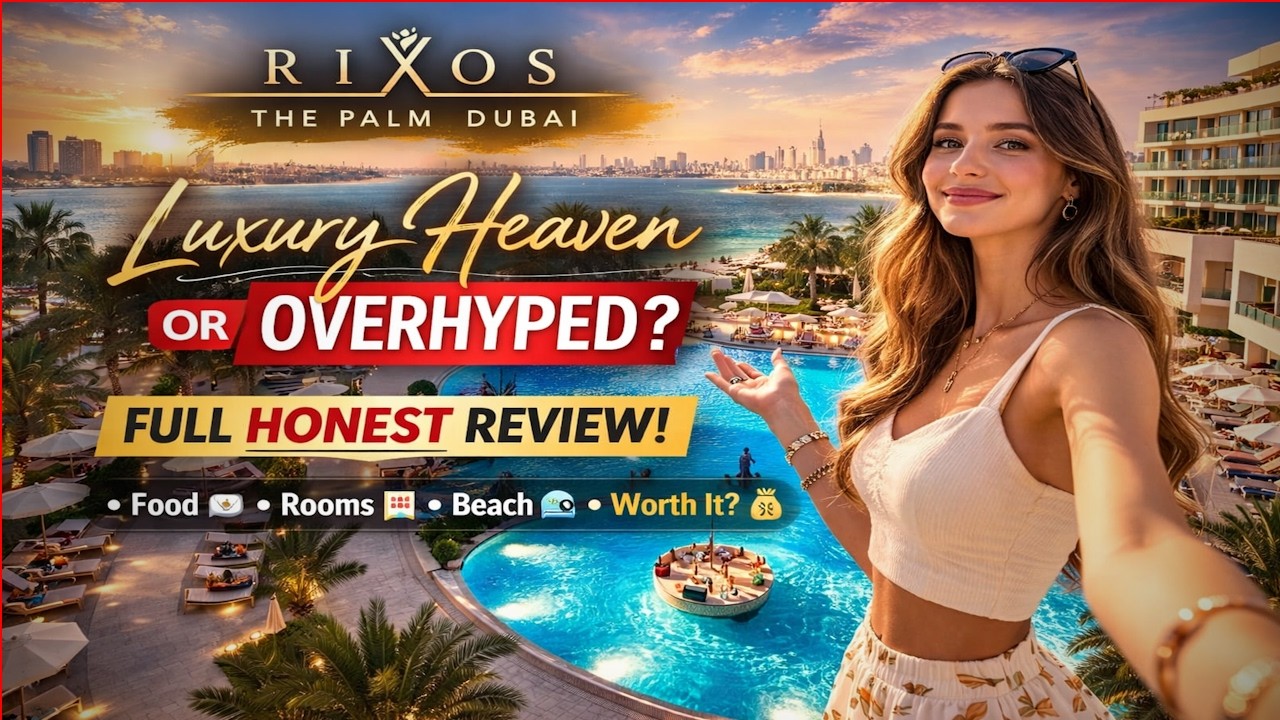 Rixos The Palm Dubai Full Tour & Honest Review 🌴 Ultra All Inclusive Luxury Experience🏖️Walkthrough