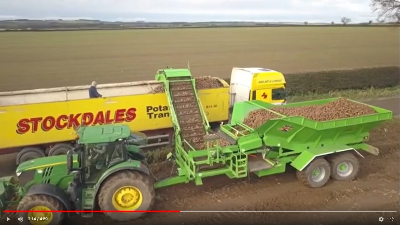 PLOEGER POTATO LIFTING 2020 NORTH YORKSHIRE