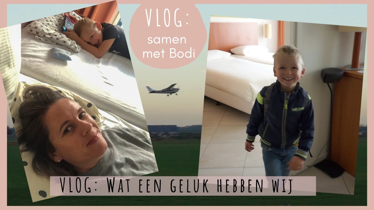 moeder zoon samen overnachten op het vliegveld - (mamavlogger daanliesenkids - november 2020)