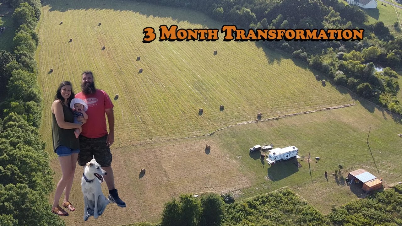 Couple Begins to Transform Neglected Property Into Homestead // 3 Month Timelapse