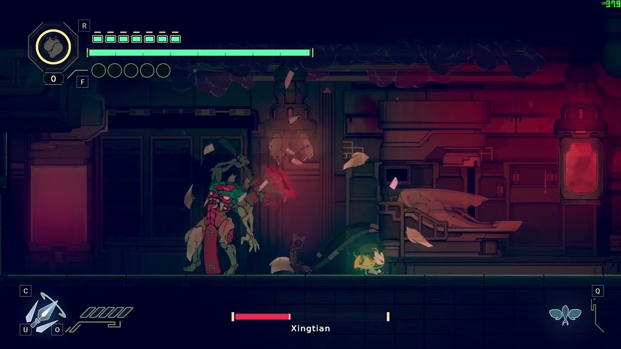 九日 Nine Sols - Xingtian(Headless) 古兵器－刑天(無頭) Boss Fight [No damage, Perfect parries]
