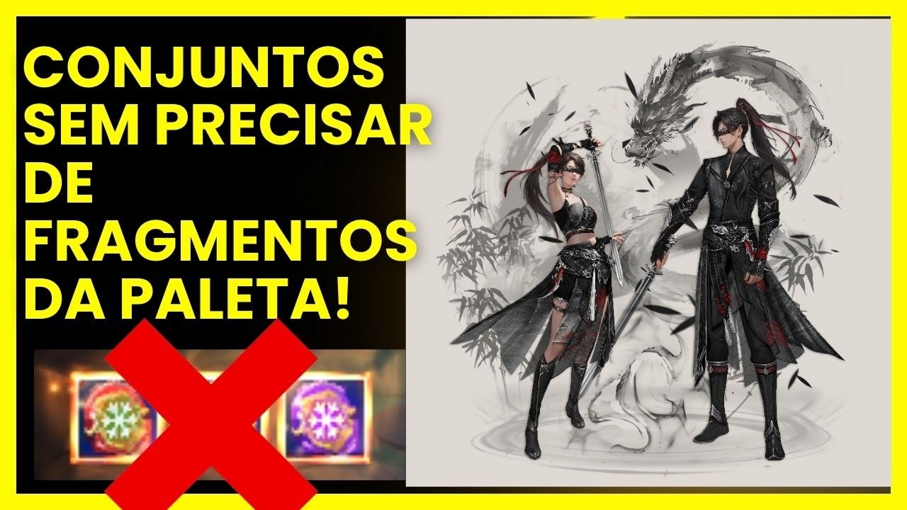 Vamos conseguir os Conjuntos da Paleta sem precisar dos Fragmentos!