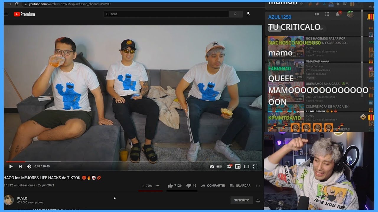 Maau reacciona a Puvlo 