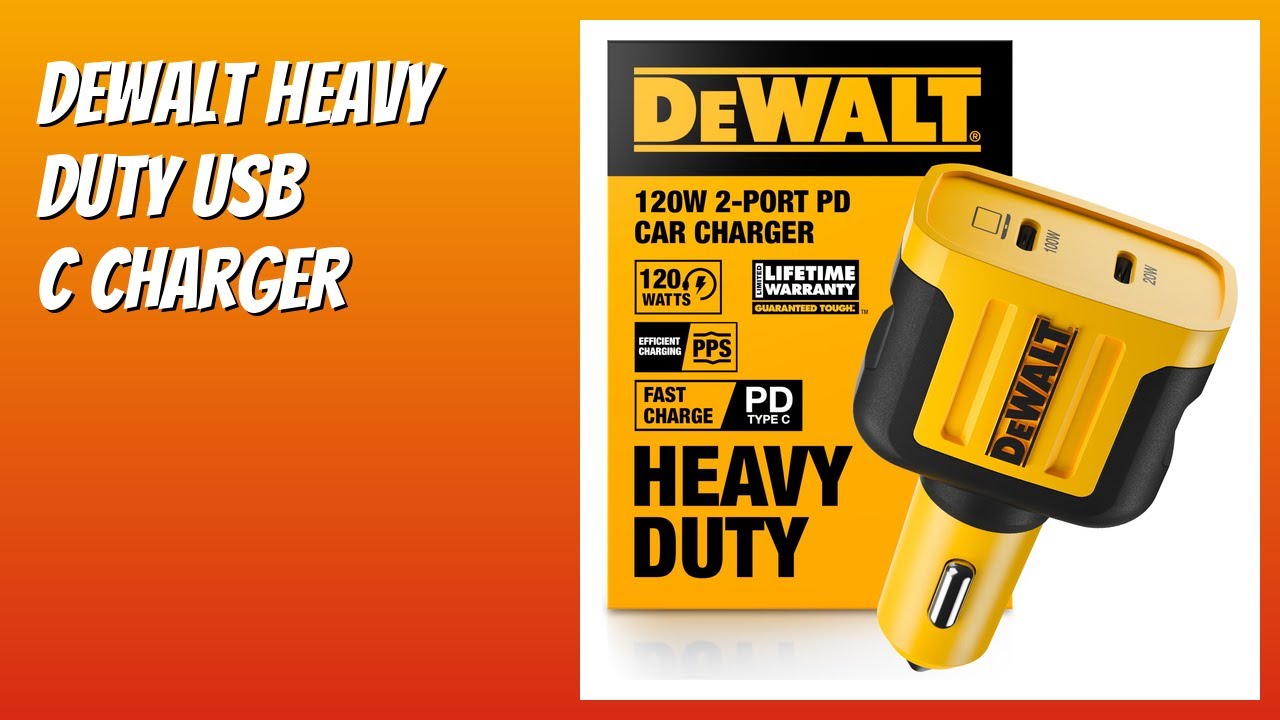 REVIEW (2026): DEWALT Heavy Duty USB C Charger. Features
