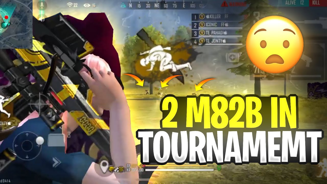 2 M82b In Tournament 15 Kills With Team Elite - Garena Free Fire