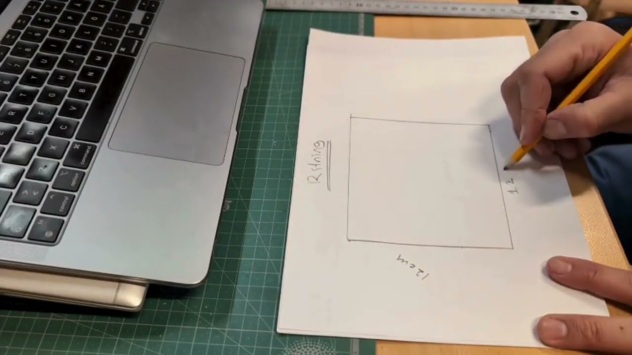 Trä i slöjd ÅK4/ Så gör du en ritning – mät, rita och färglägg