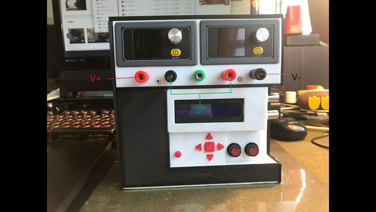 實驗室雙電源供應器與信號產生器儀器組製作：Part 2