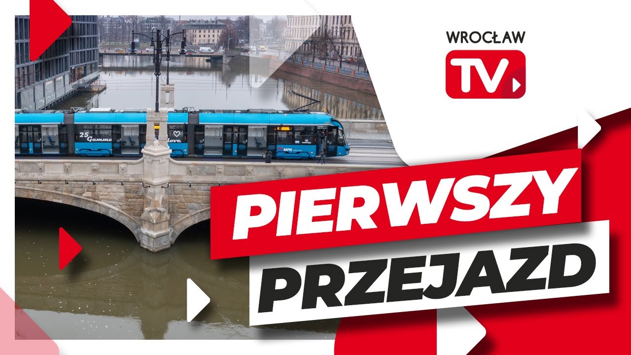 Tramwaj testował odnowione mosty Pomorskie. Kierownik robót aż stanął na głowie | Wrocław TV