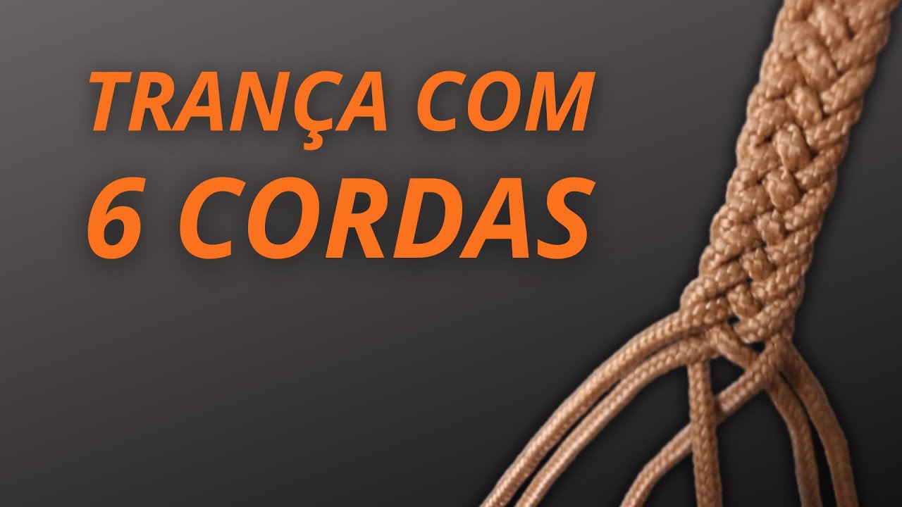 TRANÇA CHATA COM 6 CORDAS | Muito Fácil