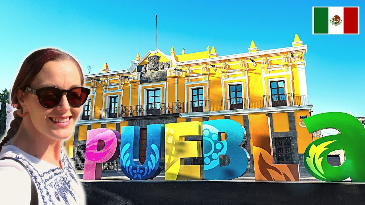 Colorful PUEBLA, Mexico!  Puebla City Walking Tour  |  Mexico Travel Vlog