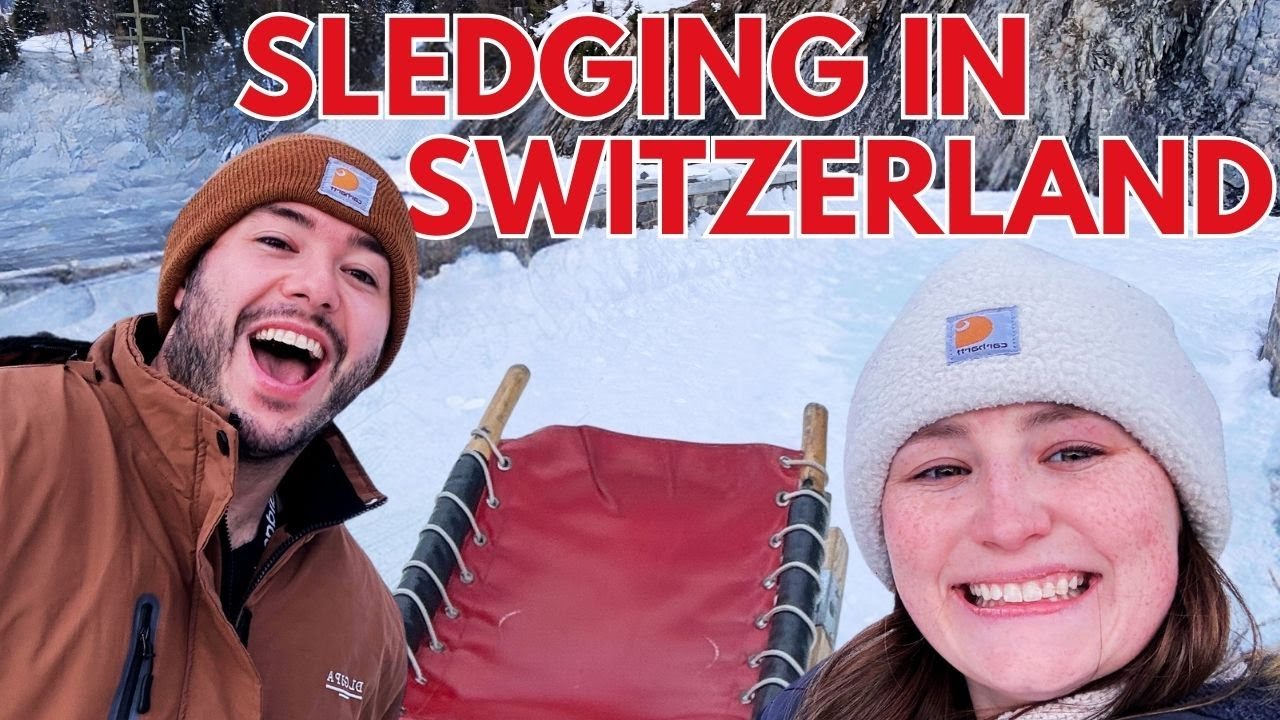 Sledging in Switzerland 🛷 | Preda to Bergün Sledge Run