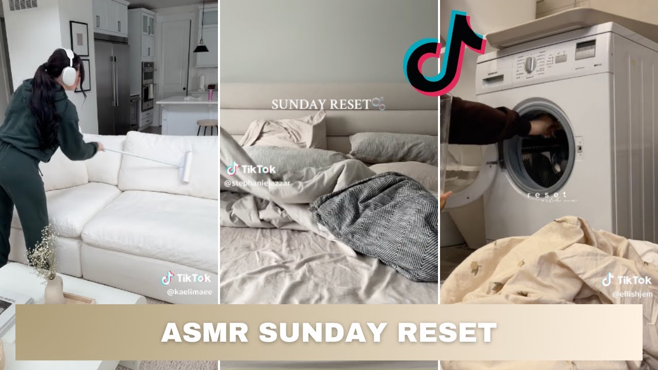 ASMR Sunday Reset 🏠 (TikTok Compilation)