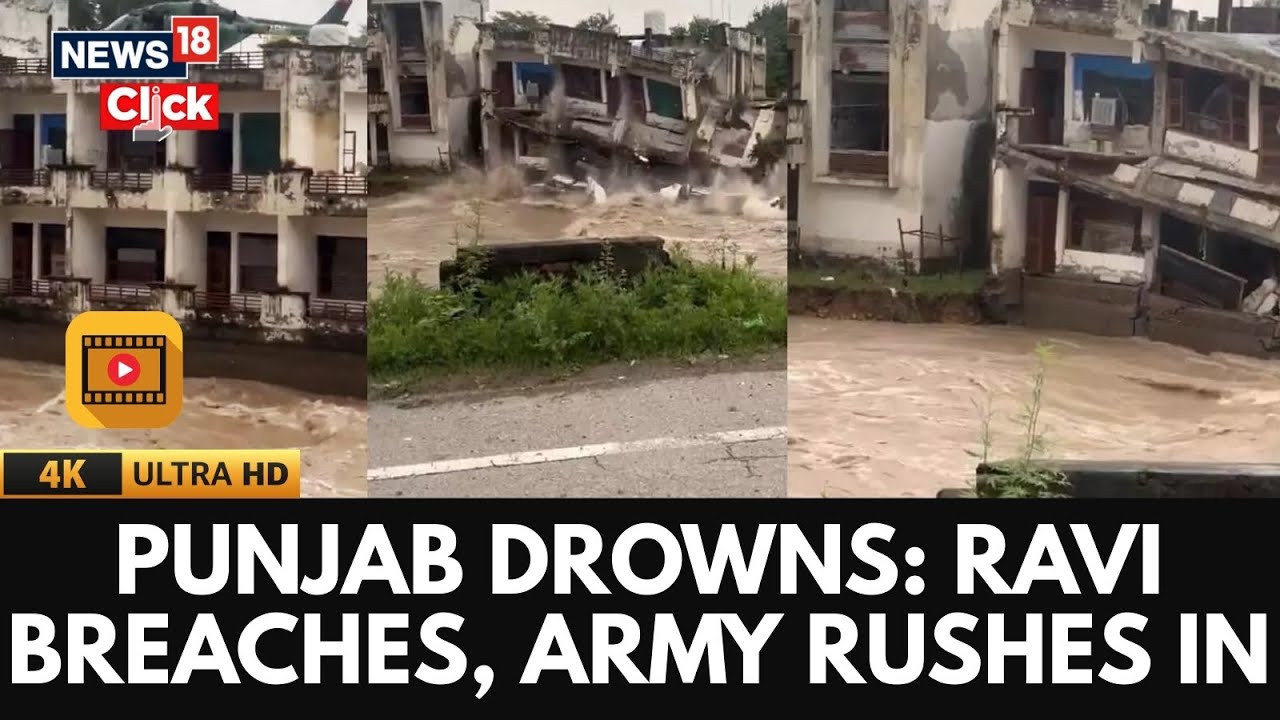 Punjab Floods | Over 1,000 People Rescued, 20 Villages Evacuated, NDRF and Army on Standby | N18V