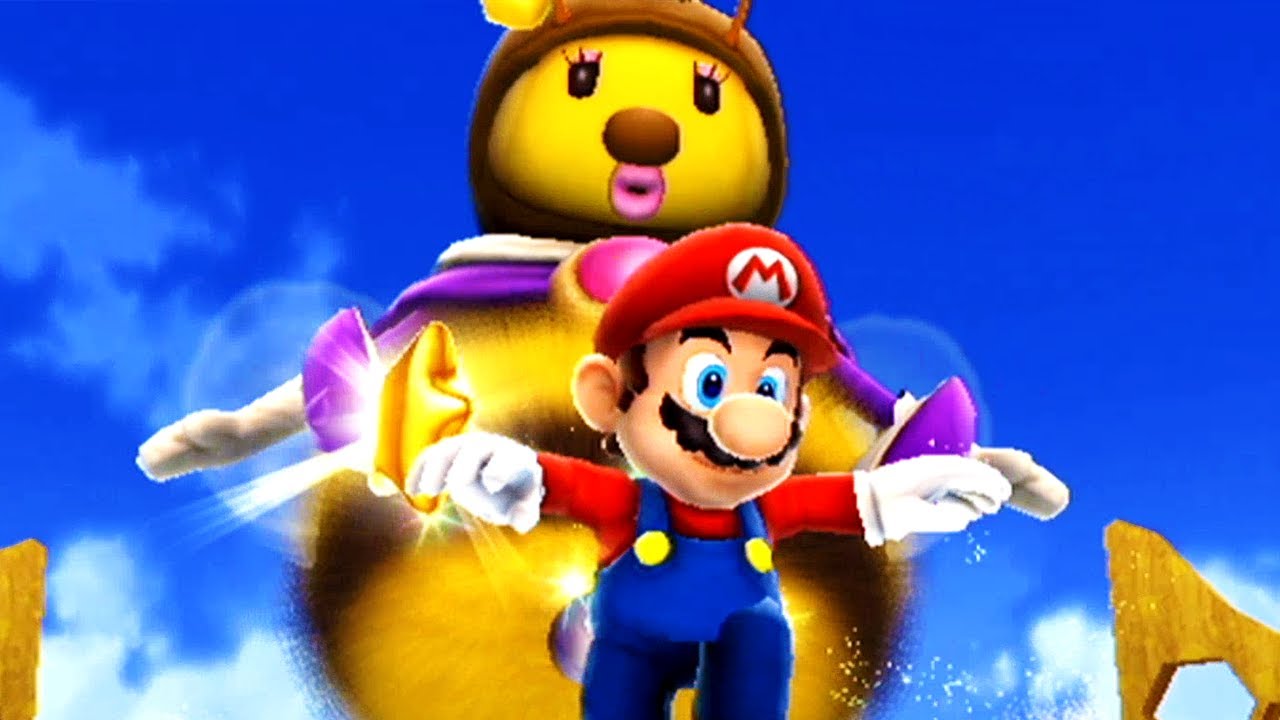 Super Mario Galaxy 2 - 100% Walkthrough Part 10 No Commentary Gameplay - Queen Bee's sweet village