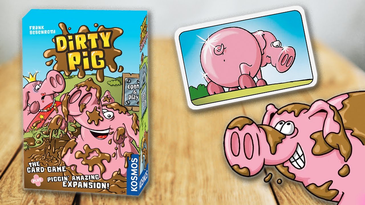 How to play DIRTY PIG cardgame (official rules, instructions and gameplay) | SPIELREGELN TV x Kosmos