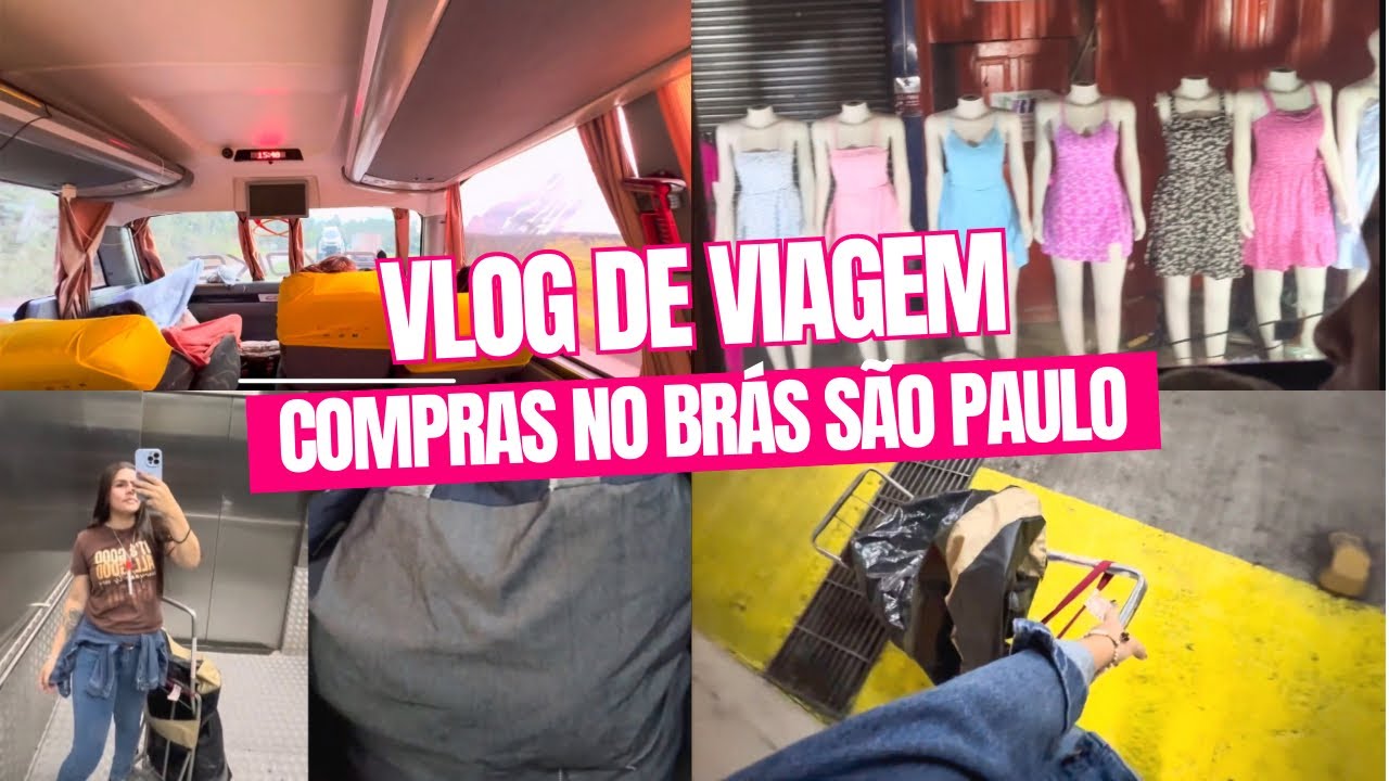 VLOG | Fui para o Brás em São Paulo comprar novidades para a loja de roupas | Dona de loja 🛍️💖