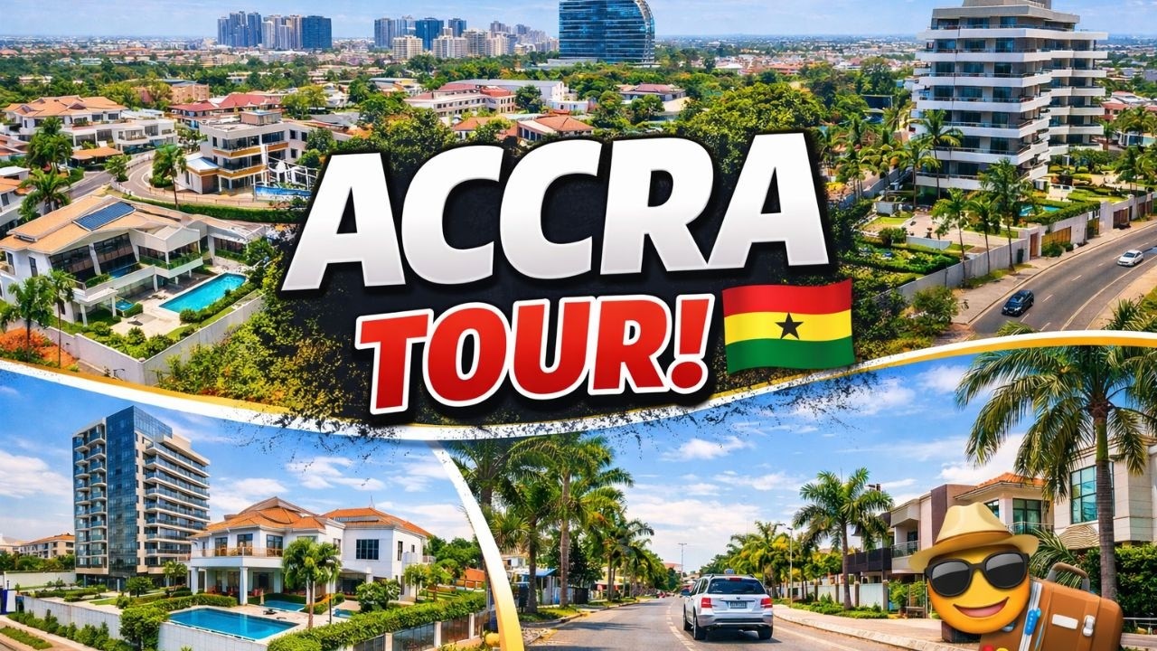 Поездка по самым богатым районам Аккры 🇬🇭