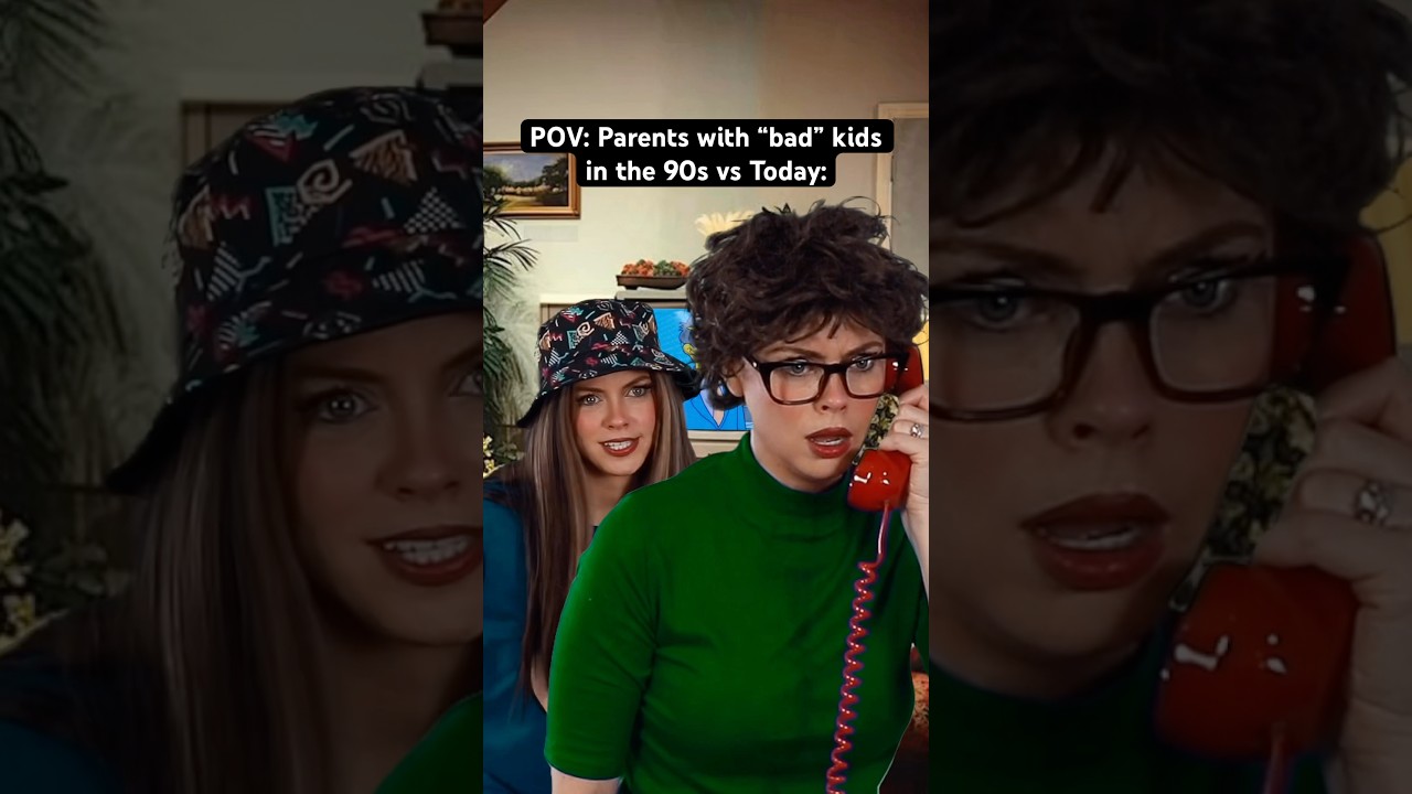 POV: Parents with &ldquo;bad&rdquo; kids in the #90s vs Today. #nostalgia #90skids #millennials