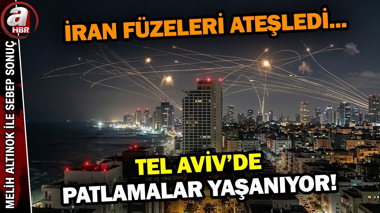 İran F&uuml;zeleri Ateşledi: Tel Aviv'de Alarmlar! | A Haber