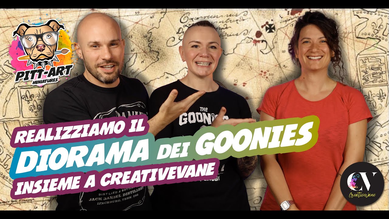 Realizziamo il DIORAMA dei GOONIES insieme a Creativevane!