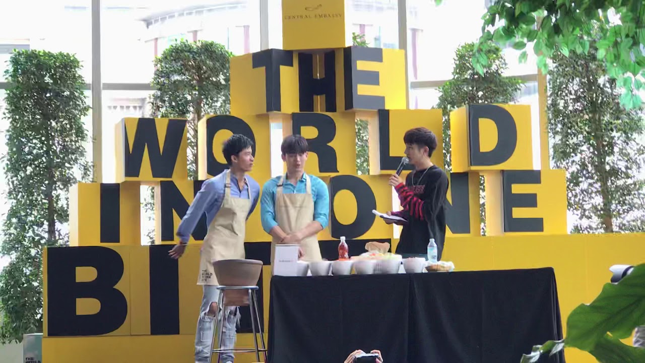 180813 TayNew - The World in One Bite @ Central Embassy Part1