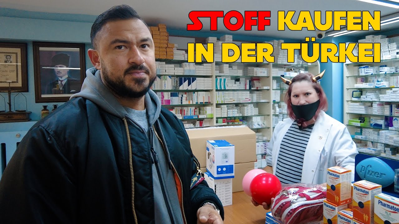 Ich kaufe Stoff in der Apotheke in Istanbul