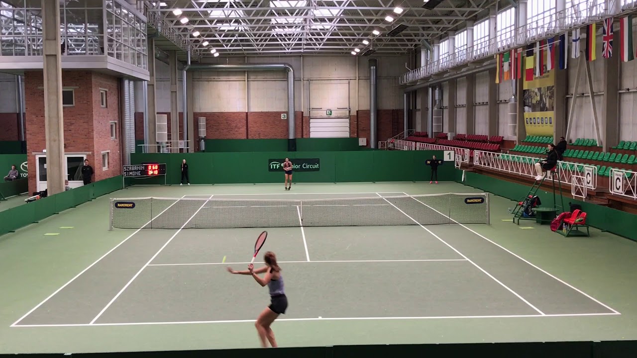 Tennis Final Alessandra Simone vs  Natalia Szabanin  Moments of the game