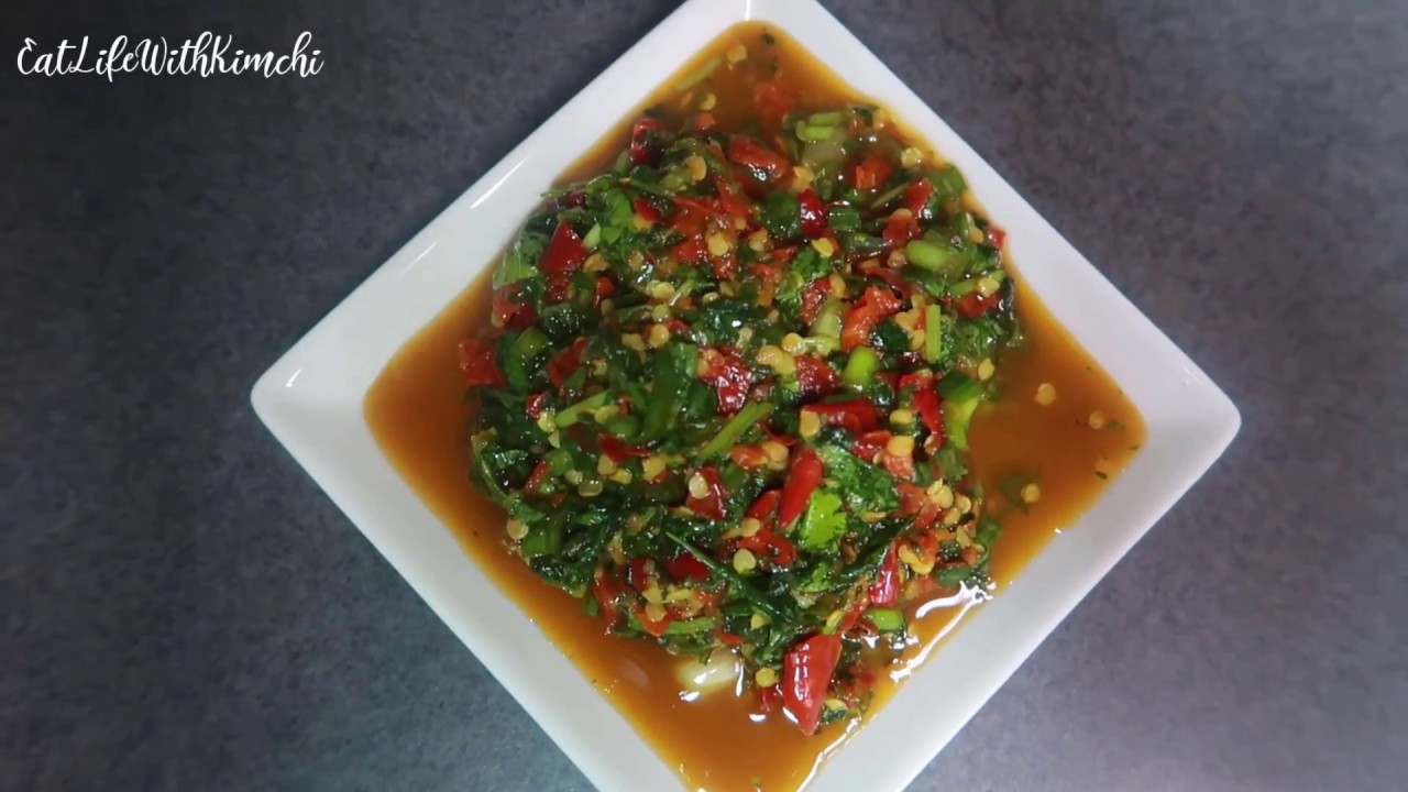 How I Make My Spicy Pepper Dip - Eat Life With Kimchi