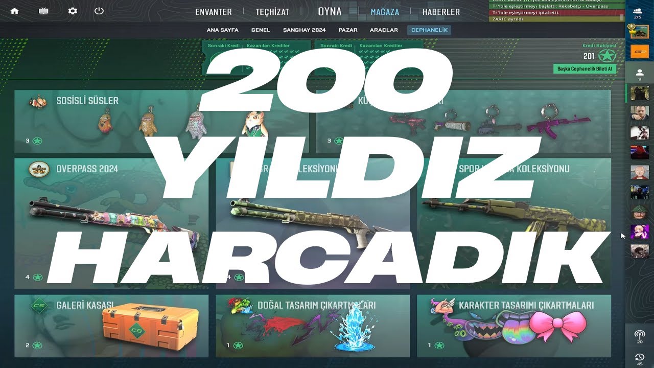 CS2 Armory Pass 200 Yıldız Harcadık Fena Katladık (En Risksiz Yöntem)