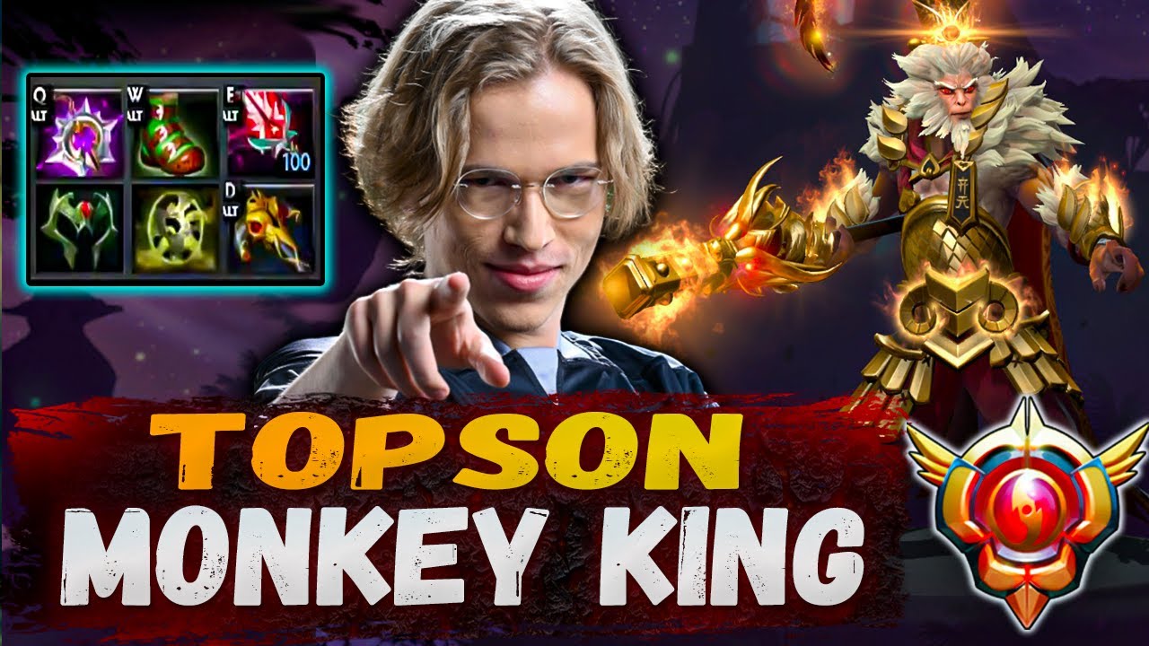 Топсон зарандомил в мид сигнатурку МАКАКА 30 уровень | Topson Stream Dota 2