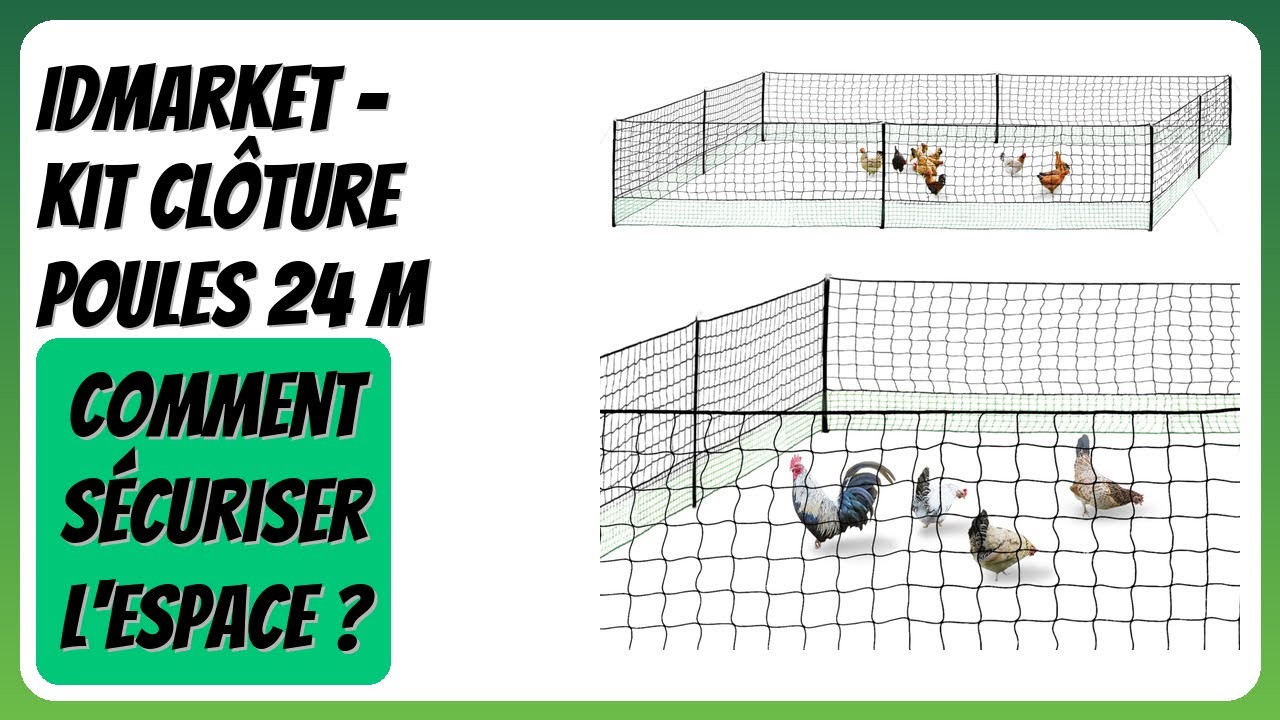 AVIS (2026) : IDMarket - Kit clôture Poules 24 M. DÉTAILS