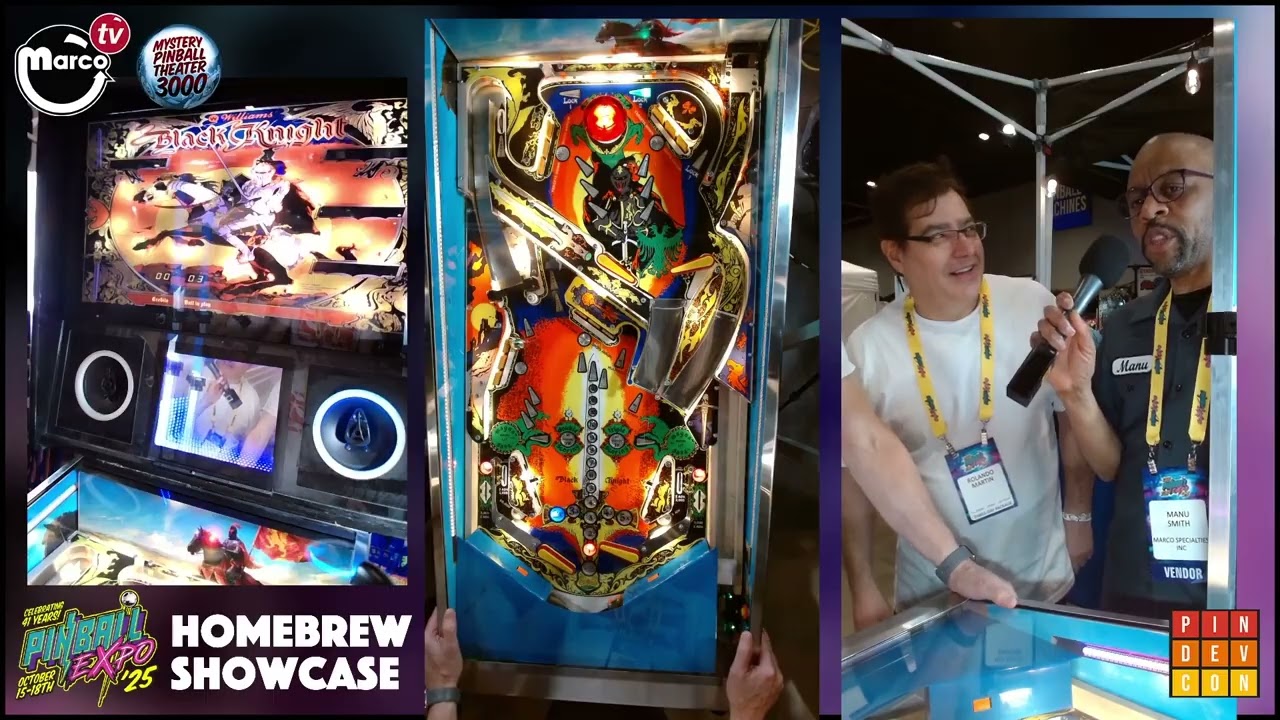 Homebrew Showcase: Black Knight Pinball AI Tech Build by Rolando Martin