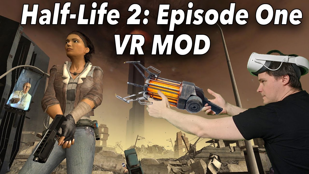 WOW DAS IST SO COOL! - Ich spiele Half-Life 2: Episode One in VR!