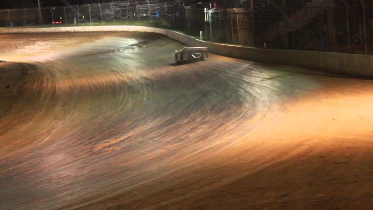 Travis Dickson Taking His First Ever Laps in a Late Model 
