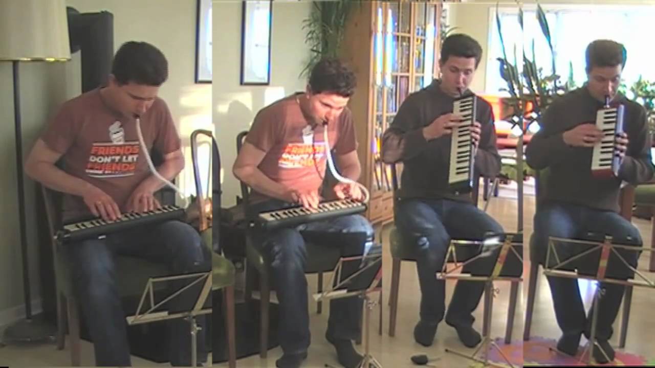 Bach Double Concerto for 2 Violins in d minor, 1st mvt. for melodica sextet