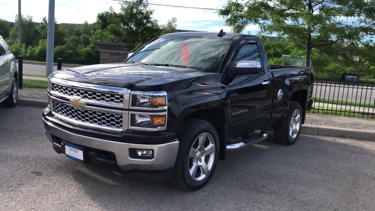 Обзор черного Chevrolet Silverado 1500 LT 2015 года выпуска, Кортис, Онтарио - Roy Nichols Motors...