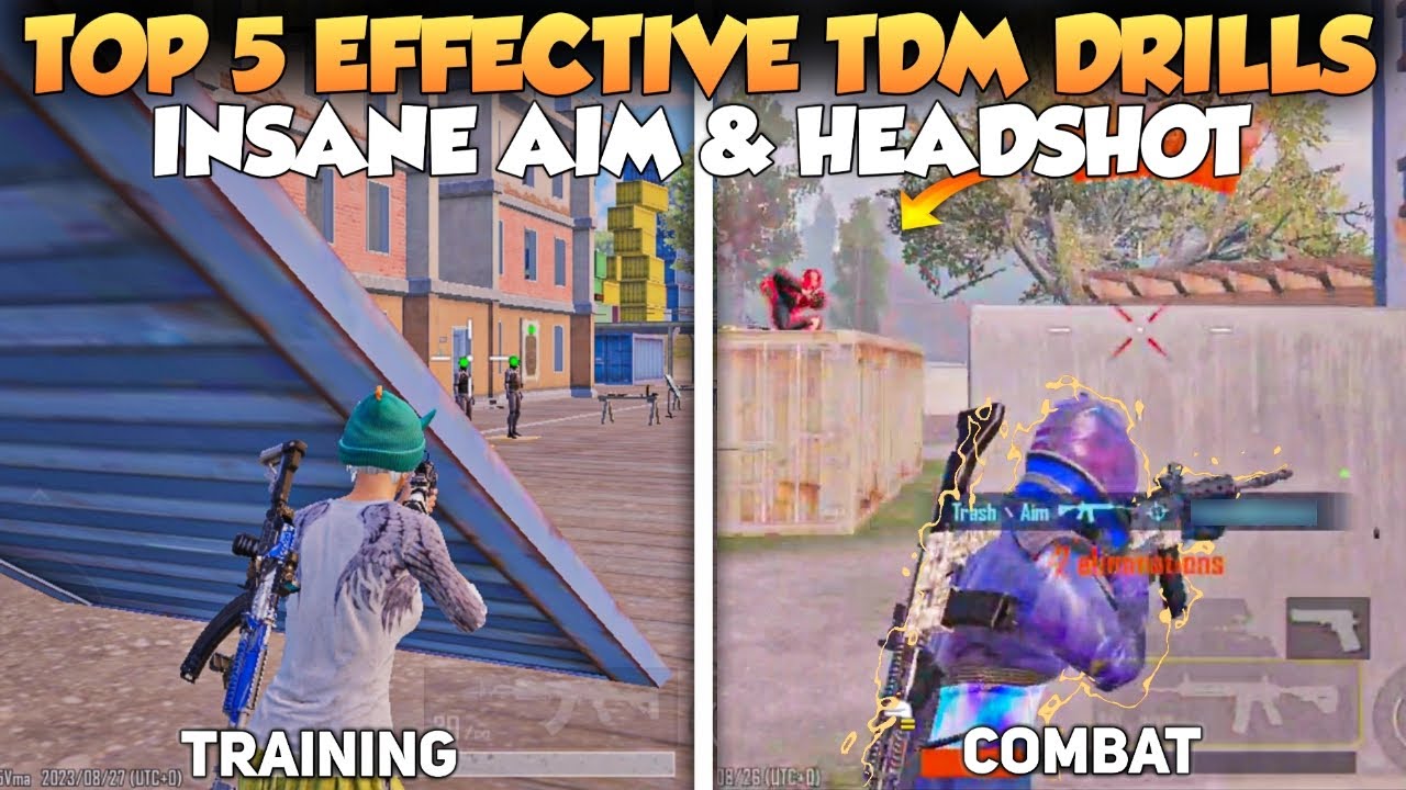 Highly Effective 5+1 TDM Drills for Insane Aim & Headshots  | BGMI/PUBG MOBILE