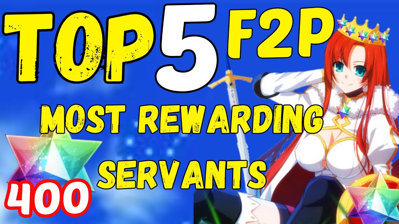 [FGO] Free Quartz - Top 5 F2P Most Rewarding Servants - How Many Quartz can you Get ?