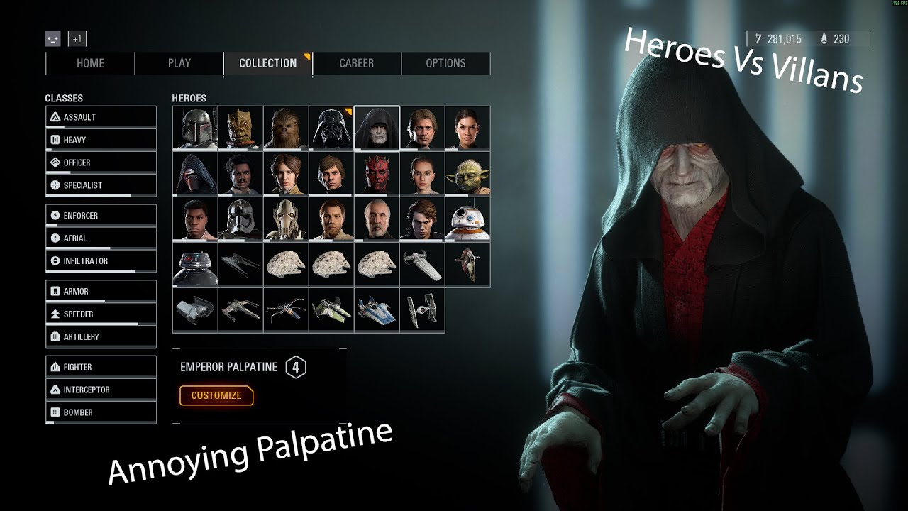 Annoying Palpatine/Blasters Makes the Game Almost Unplayable | HvV Ep 1 | Star Wars Battlefront 2